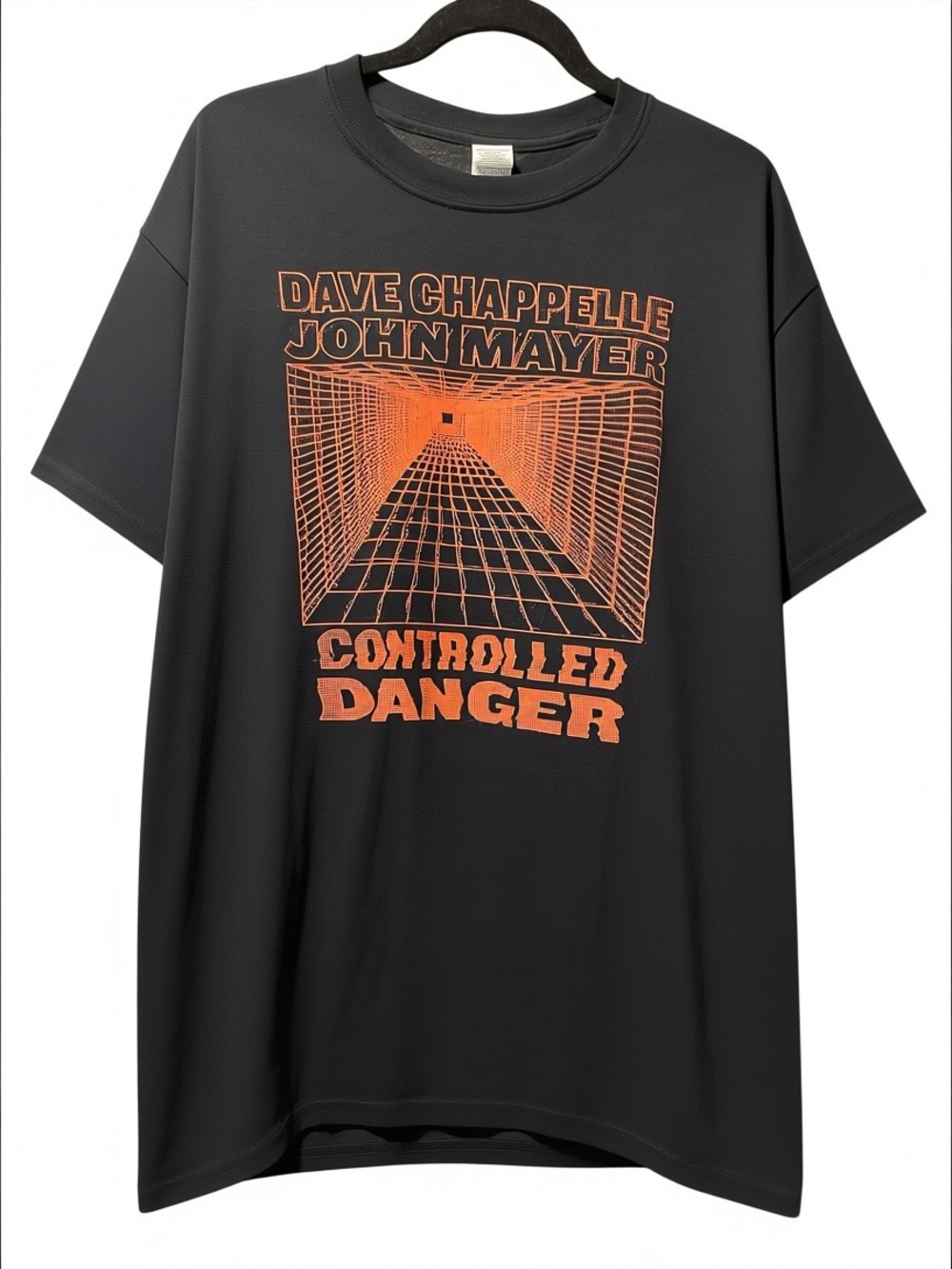 RARE 2018 Dave Chappelle & John Mayer "Controlled Danger" San Francisco Tour Tee